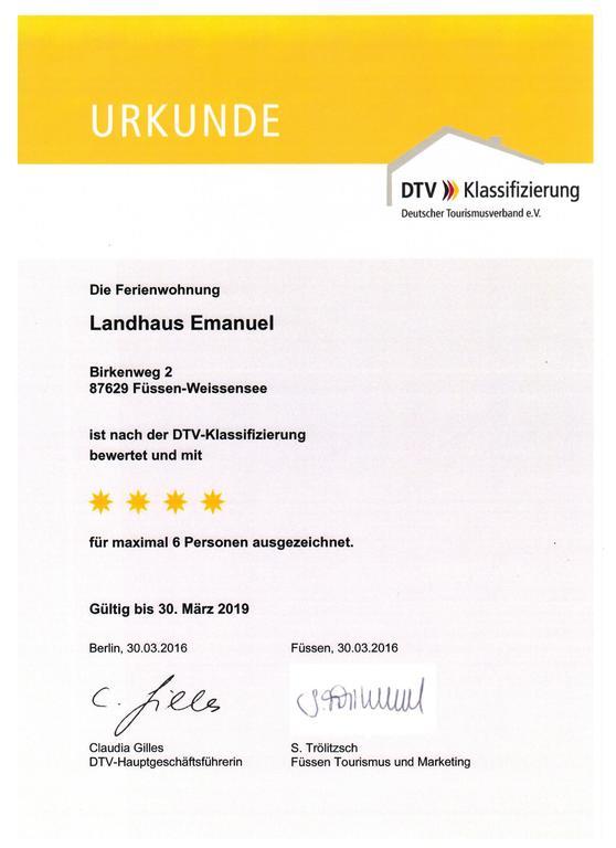 Landhaus Emanuel Фюссен Екстер'єр фото
